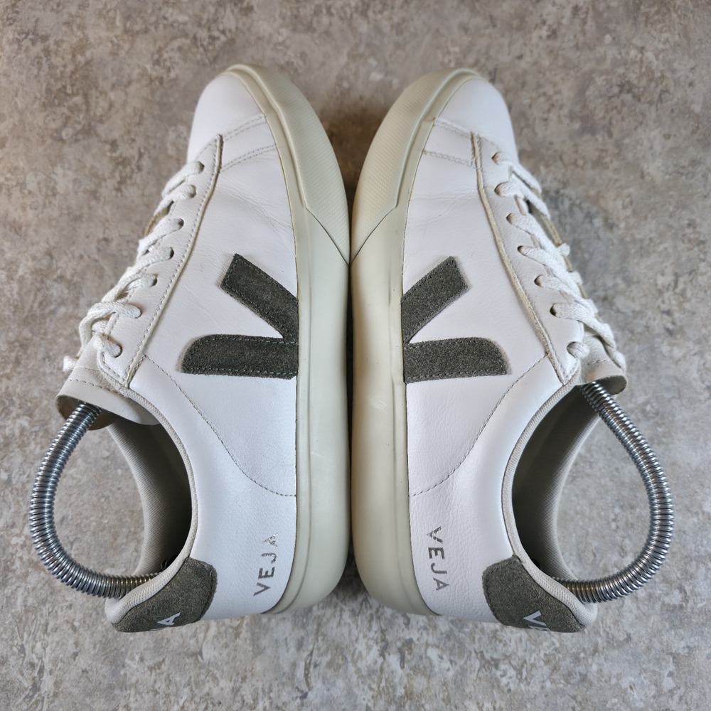 Veja Campo Womens 9 White Chromefree Athletic Leather Walking Shoes Sneakers - Picture 2 of 10